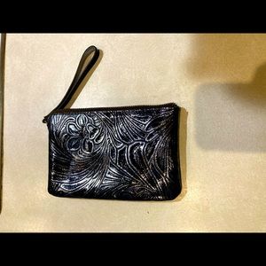 Patricia Nash wristlet navy/pewter